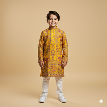Haldi Heritage Kurta