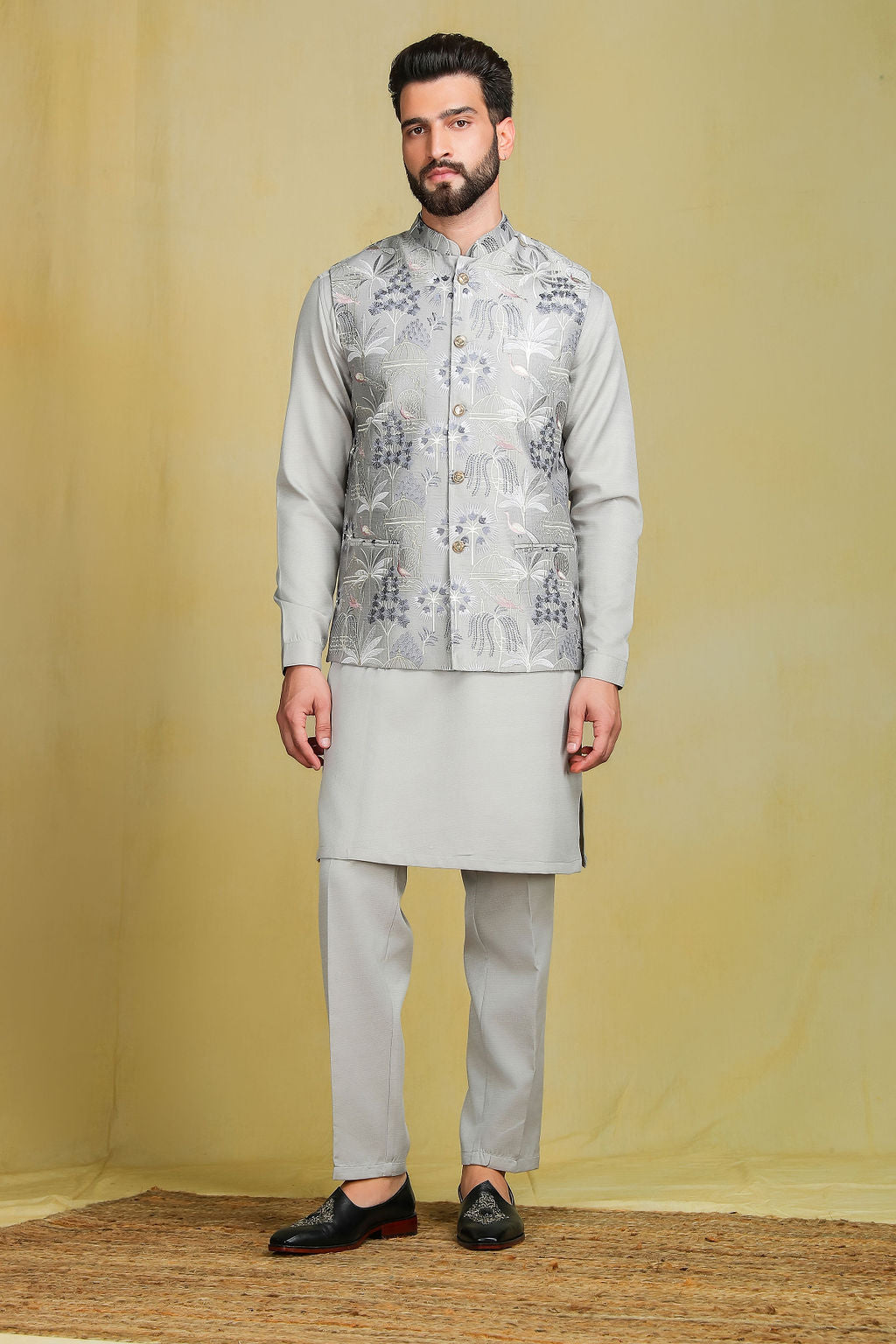 Kurta Jacket Set