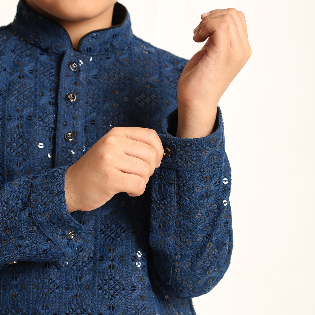 Sparkling Navy Kurta Set