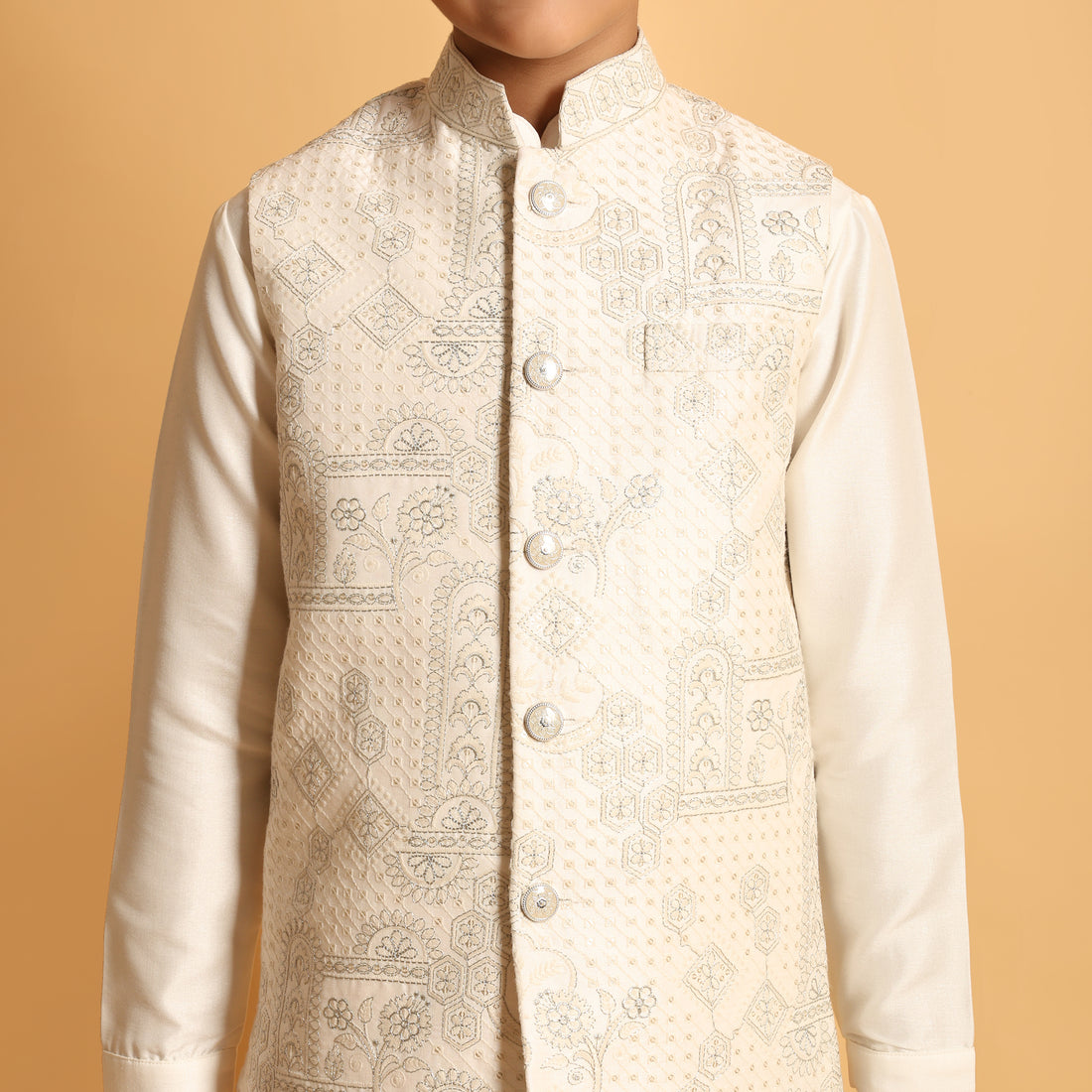 Ivory Charm Jacket set