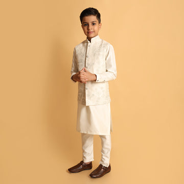 Ivory Charm Jacket set