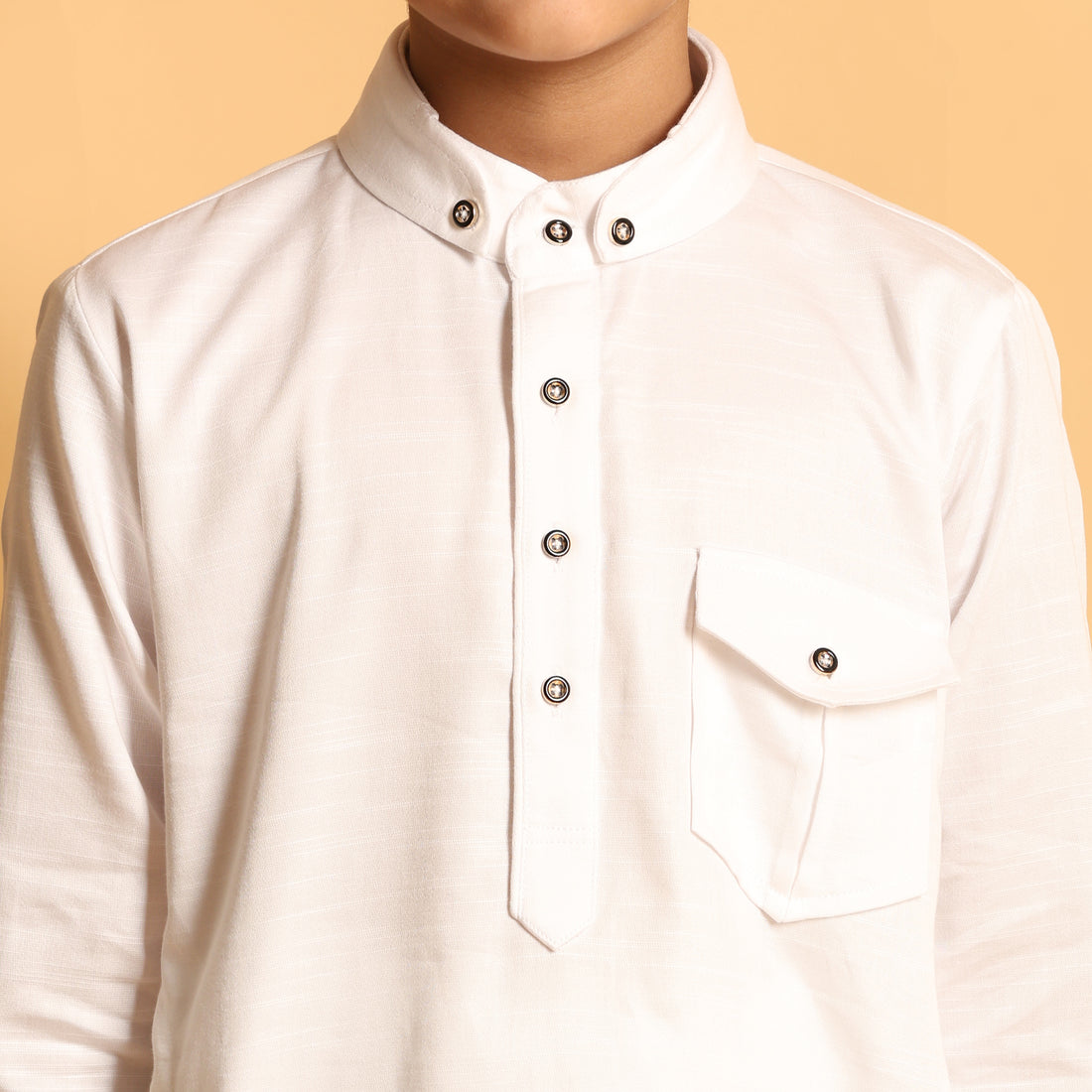White Pathani Set