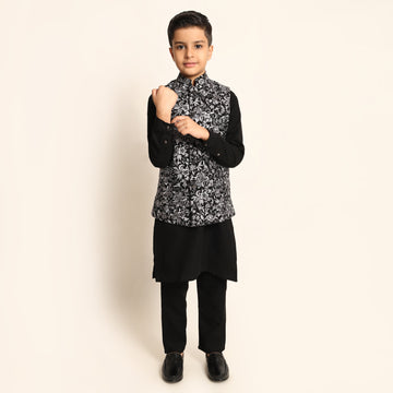 Noir Grey Jacket Set