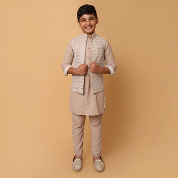 Blush Open Jacket Set