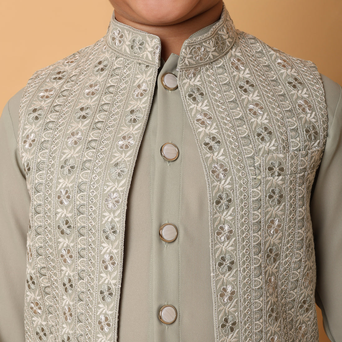 Pista Green Jacket Set