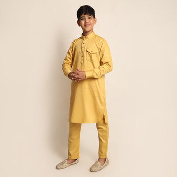 Gold Pathani Set