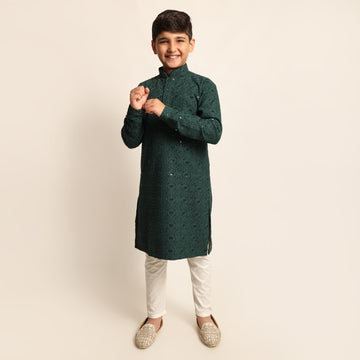 Starlight Green Kurta Set